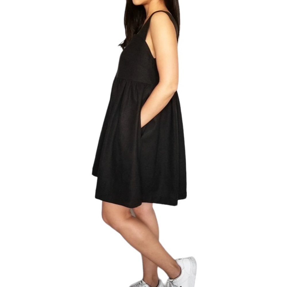 Yuki Buttons Handmade Linen Dress